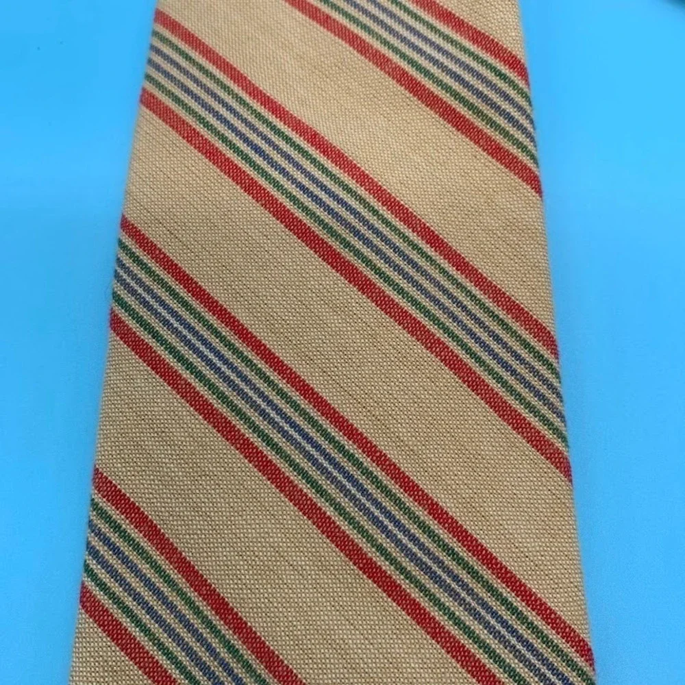 Vintage Polo by Ralph Lauren Striped Pony Logo Preppy Men's Classic Neck Tie